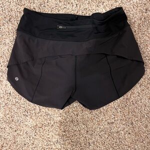 lululemon athletica Women's Black Athletic Shorts